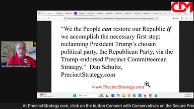 PSD16-Precinct Strategy Easy WWWW W Hard HOW Dan Schultz August 10 2026 - Precinct Strategy with Dan Schultz
