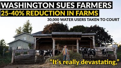 AMT361-WASHINGTON SUES FARMERS IN MASS | Up to 40% Reduction in Farm Produce "It's really devastating." - As A Man Thinketh