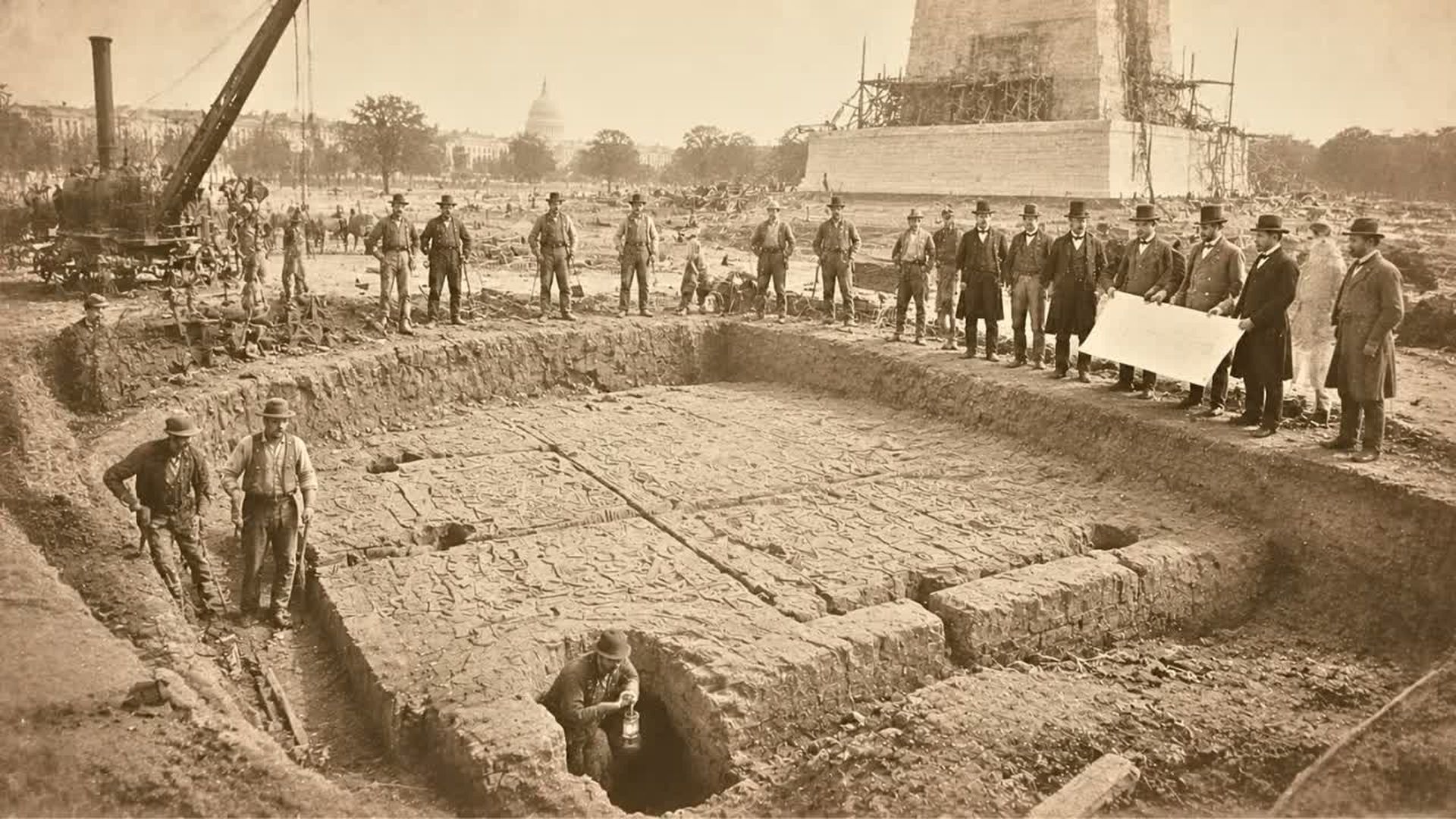 TBA24-What They Found Beneath the Washington Monument in 1848 Why Construction Stopped for 25 Years - The Buried Archive