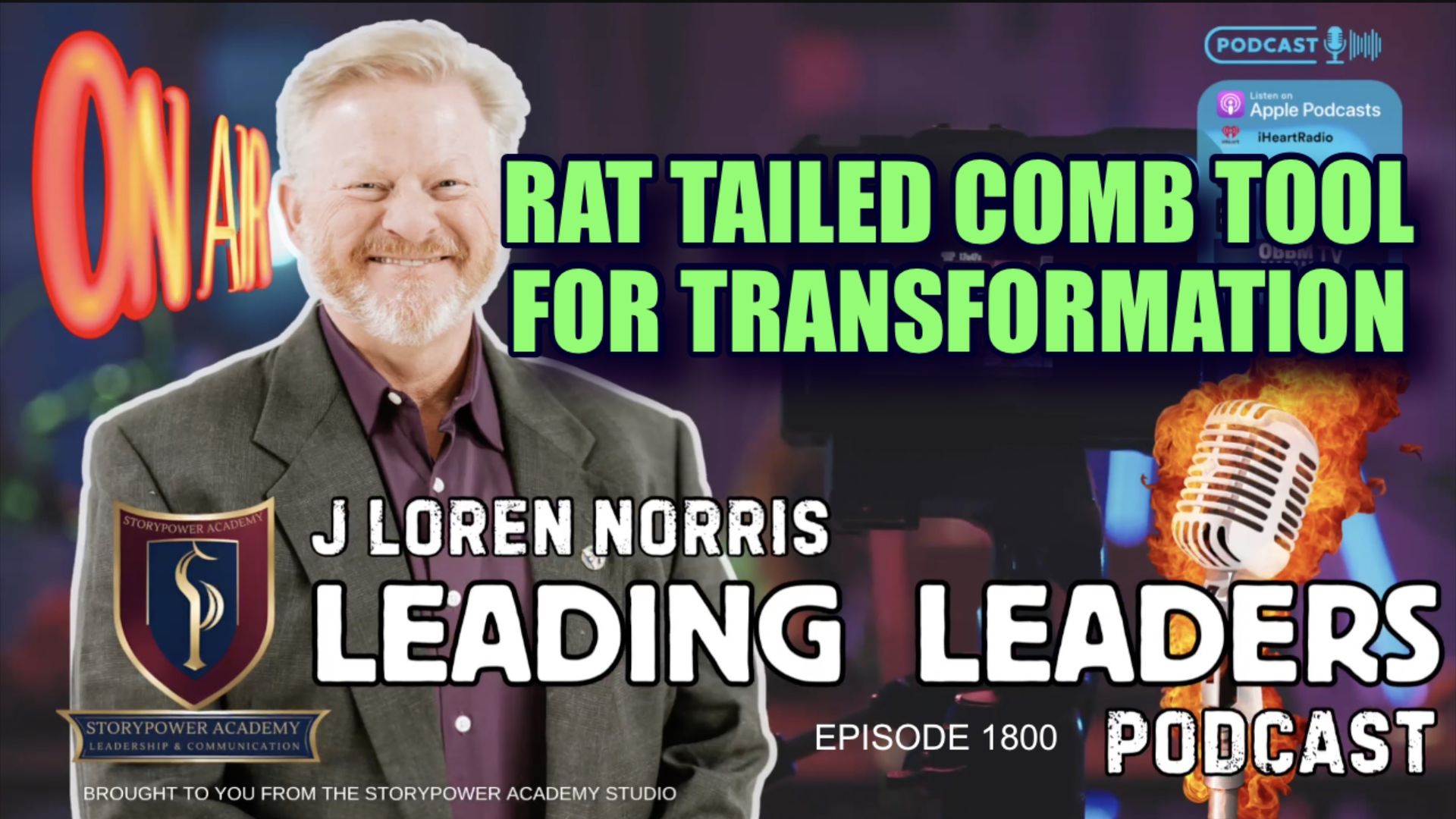 LL1794-RAT TAILED COMB TOOL FOR TRANSFORMATION - Leading Leaders - Leading Leaders TV