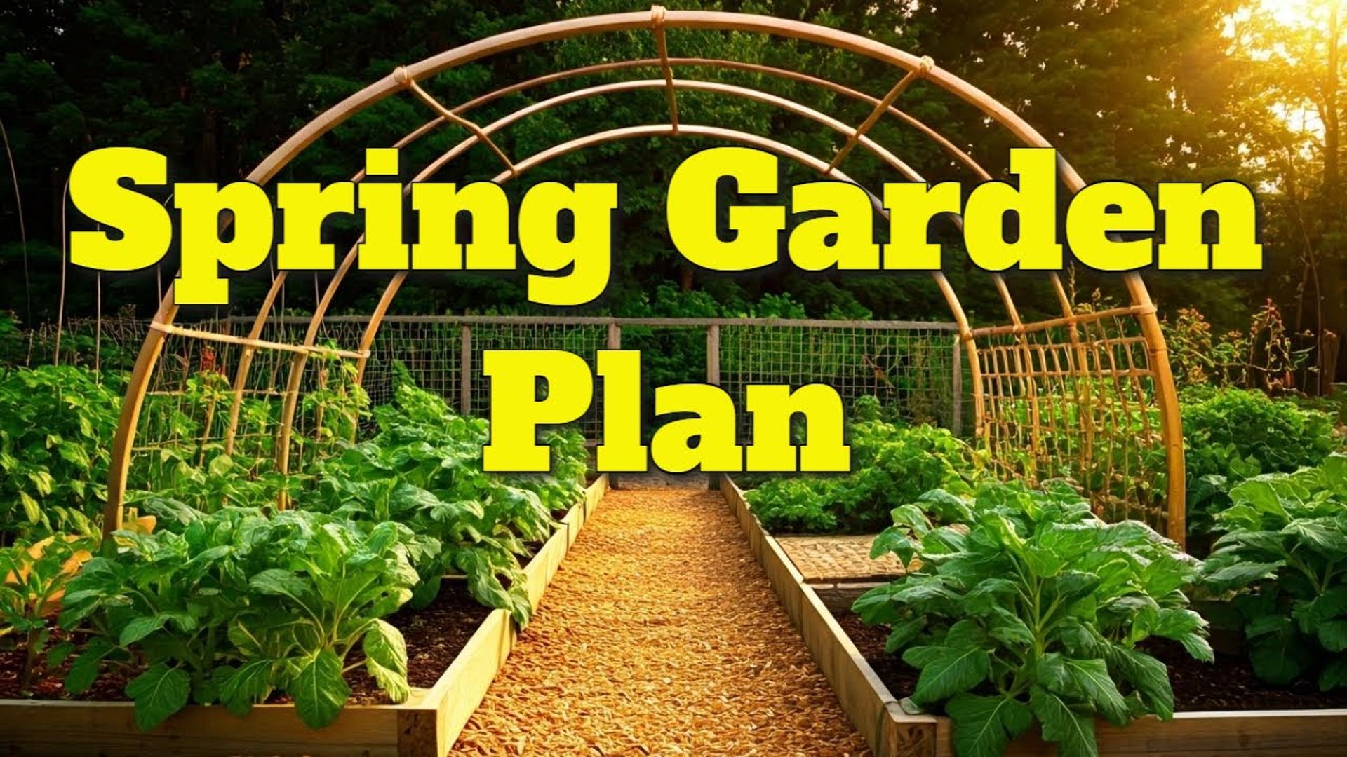 TDBG37-Spring Garden Plan for North Texas Zone 8b - Two Doves Bees and Gardens