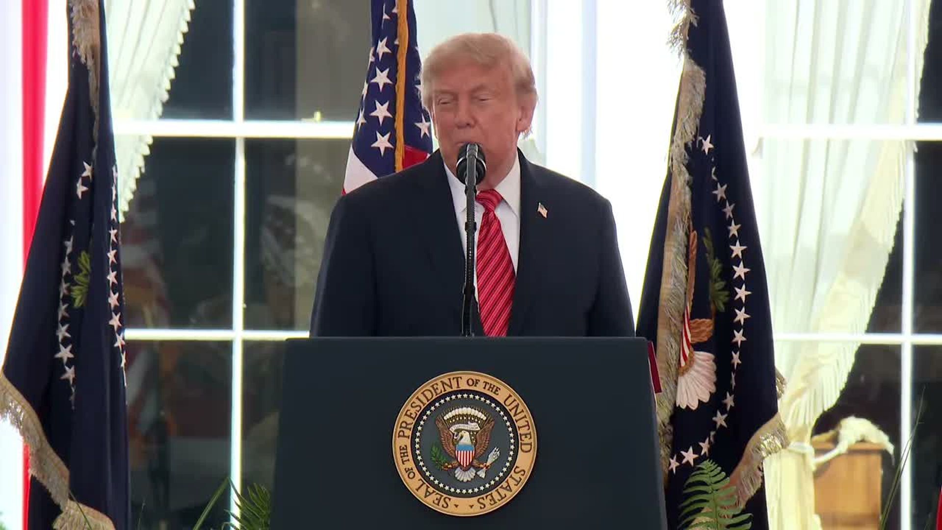 TWH326-President Trump Delivers Remarks to U.S. Embassy Personnel and Business Leaders - The White House
