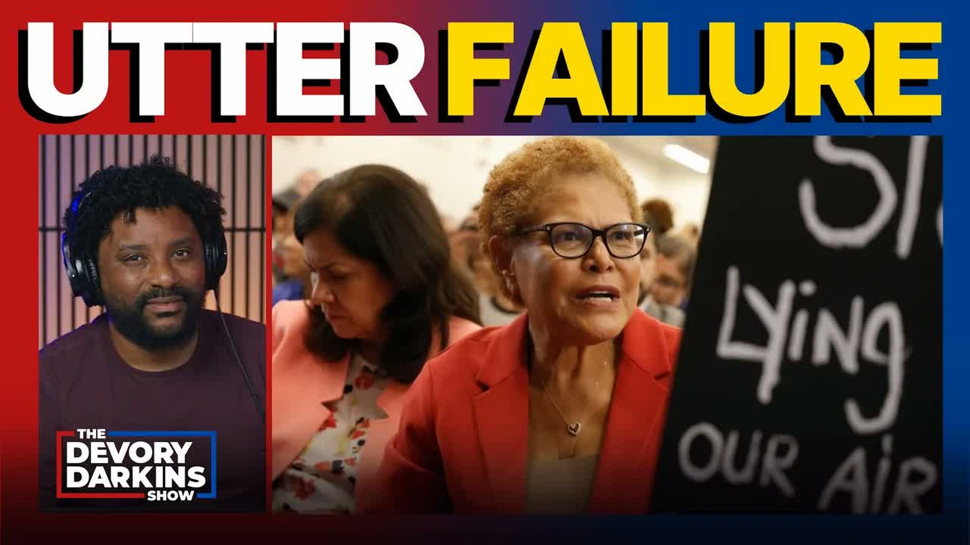 DDS797-LA Mayor LOSES CONTROL as Voters STORM Meeting over failed fire response - The DeVory Darkins Show