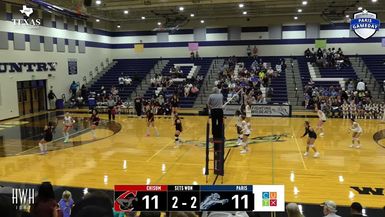 ETG15-CHISUM VS PARIS VOLLEYBALL LIVE - East Texas Gameday