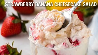 DRH22-Strawberry Banana Cheesecake Salad The Diary of a Real Housewife - Diary of a Real Housewife