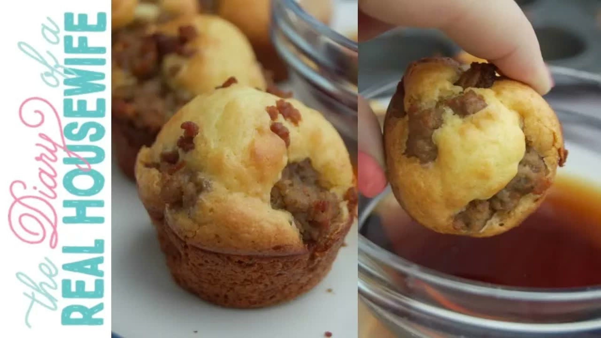 DRH5-Mini Sausage Pancake Muffins The Diary of a Real Housewife - Diary of a Real Housewife