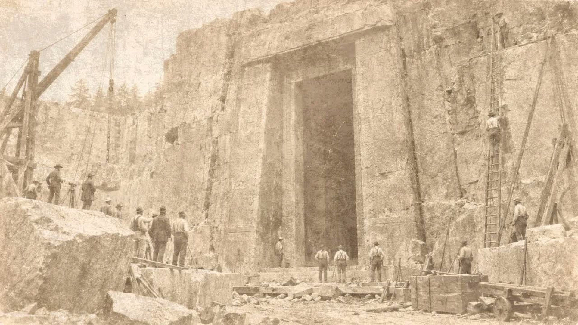 TBA124-The Ancient Gateway Found in a Maine Granite Quarry Was Cut for Something Twenty-One Feet Tall - The Buried Archive