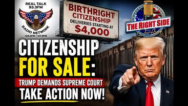 RSD5-Billboards Advertising Citizenship for Sale Trump Demands Supreme Court Rehearing - The Right Side with Doug Billings