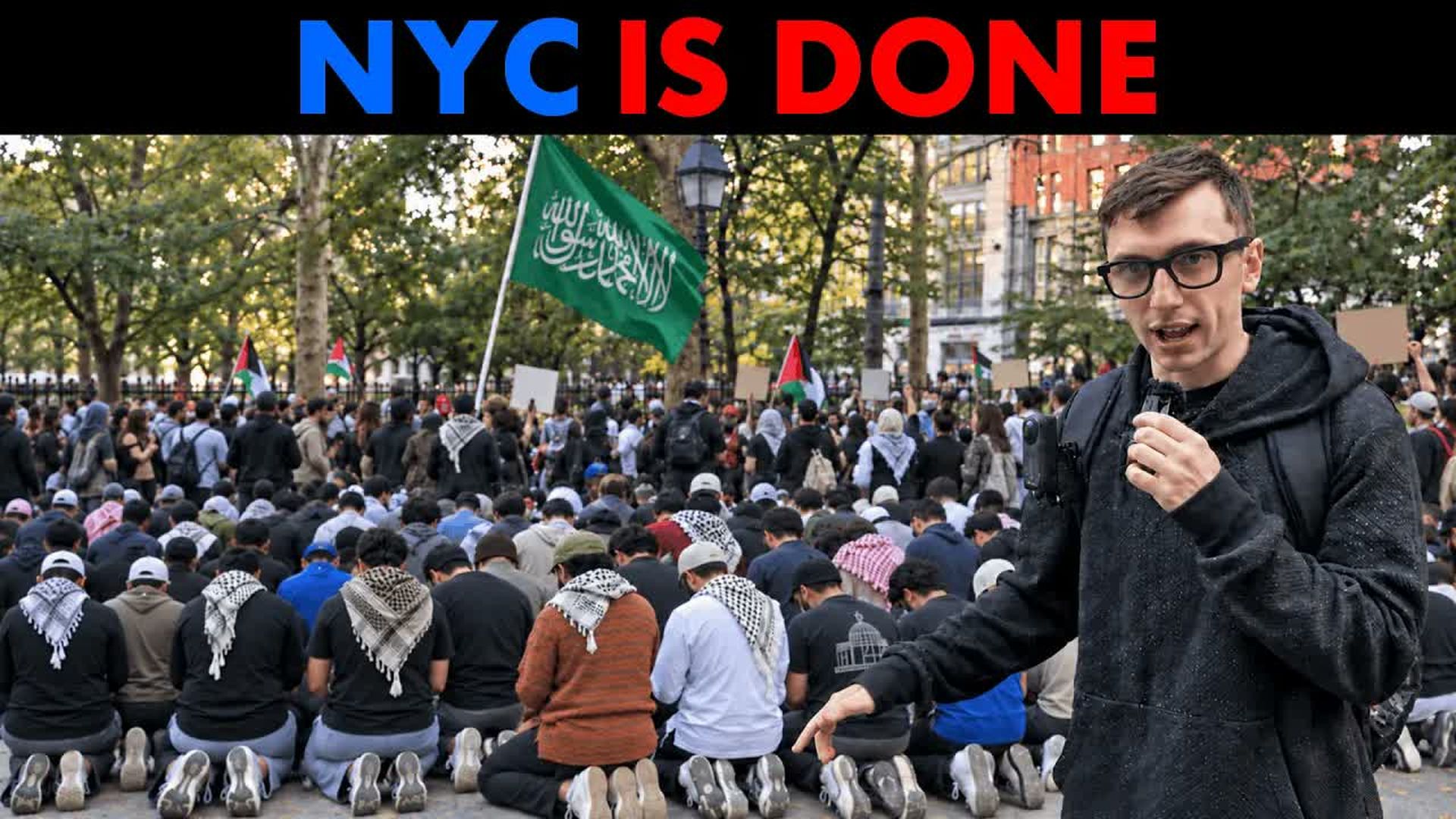 NFS12-I Crashed a Death to America Rally in NYC - The Nate Friedman Show