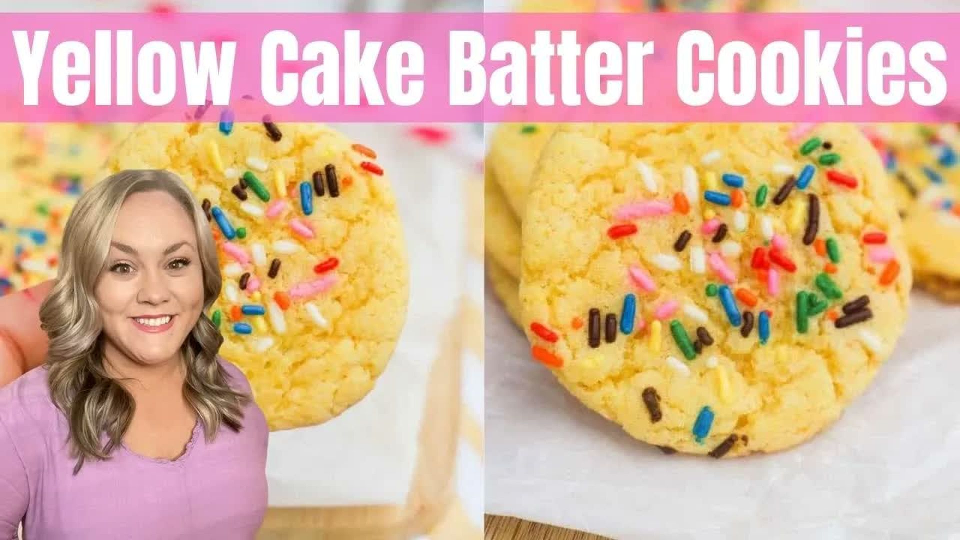 DRH19-Yellow Cake Batter Cookie Recipe - Diary of a Real Housewife