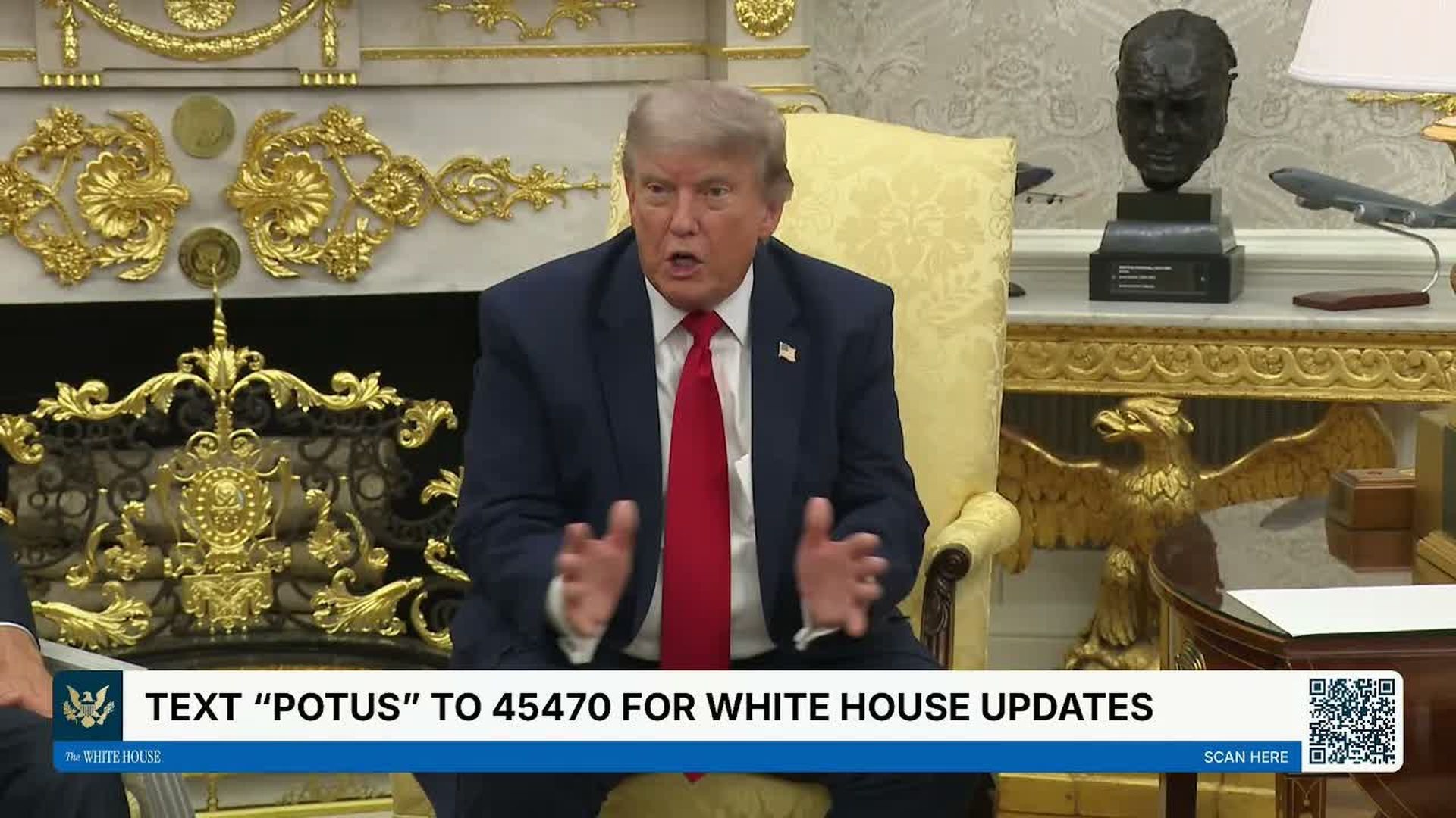 TWH262-President Trump Participates in a Meeting with the Secretary General of NATO - The White House