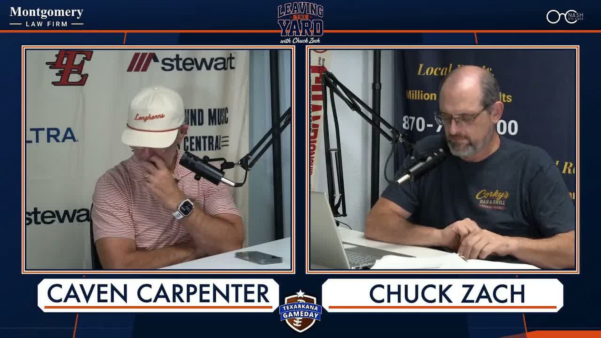 ETG34-Leaving the Yard with Chuck Zach LIVE on Texarkana Gameday 9-7-26 - East Texas Gameday