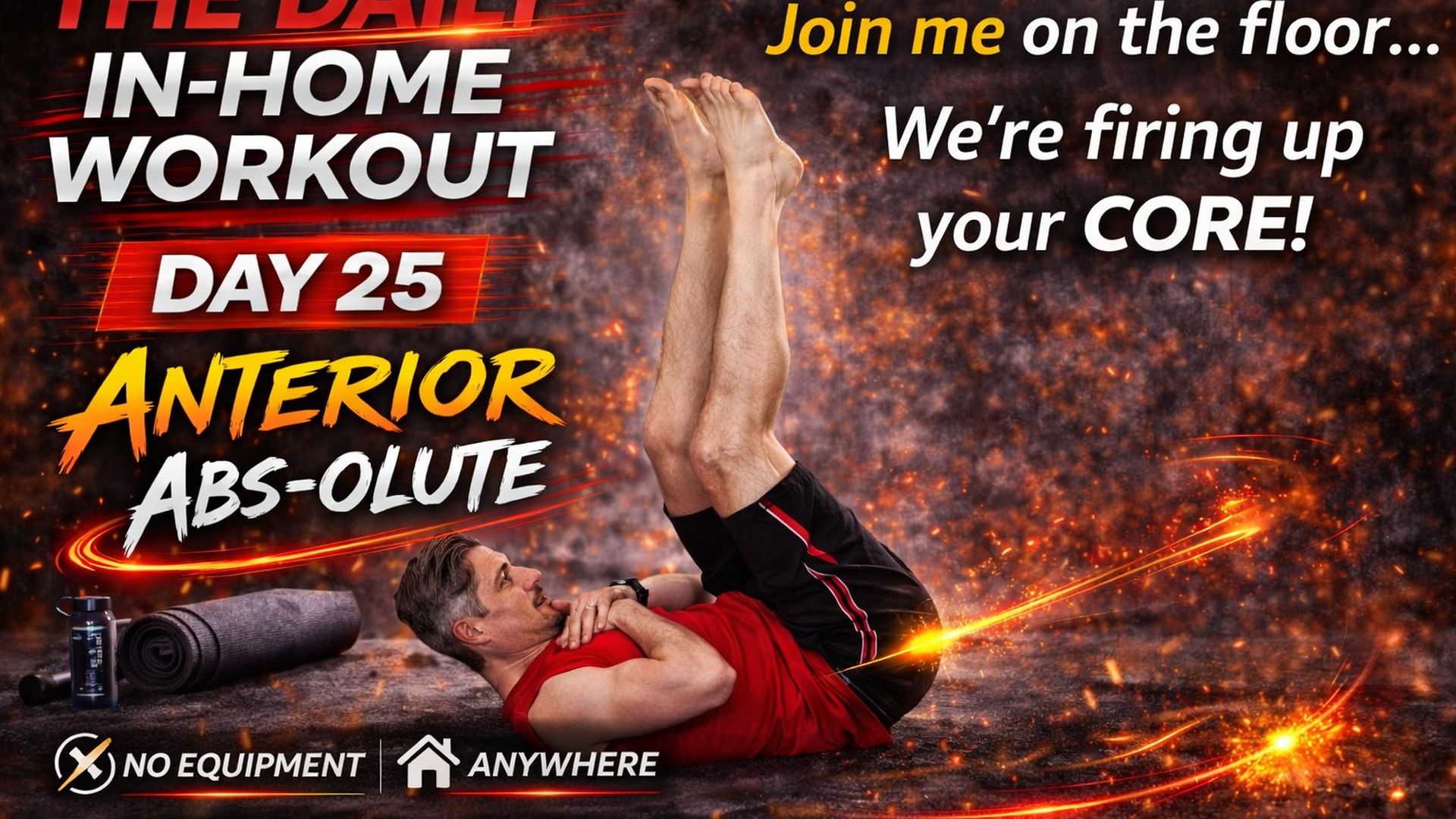 FE30-Day 25 Anterior ABsolute Daily In Home Workout - Fitness Ed - Fitness Ed