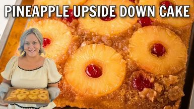 DRH64-Classic Pineapple Upside Down Cake - Diary of a Real Housewife