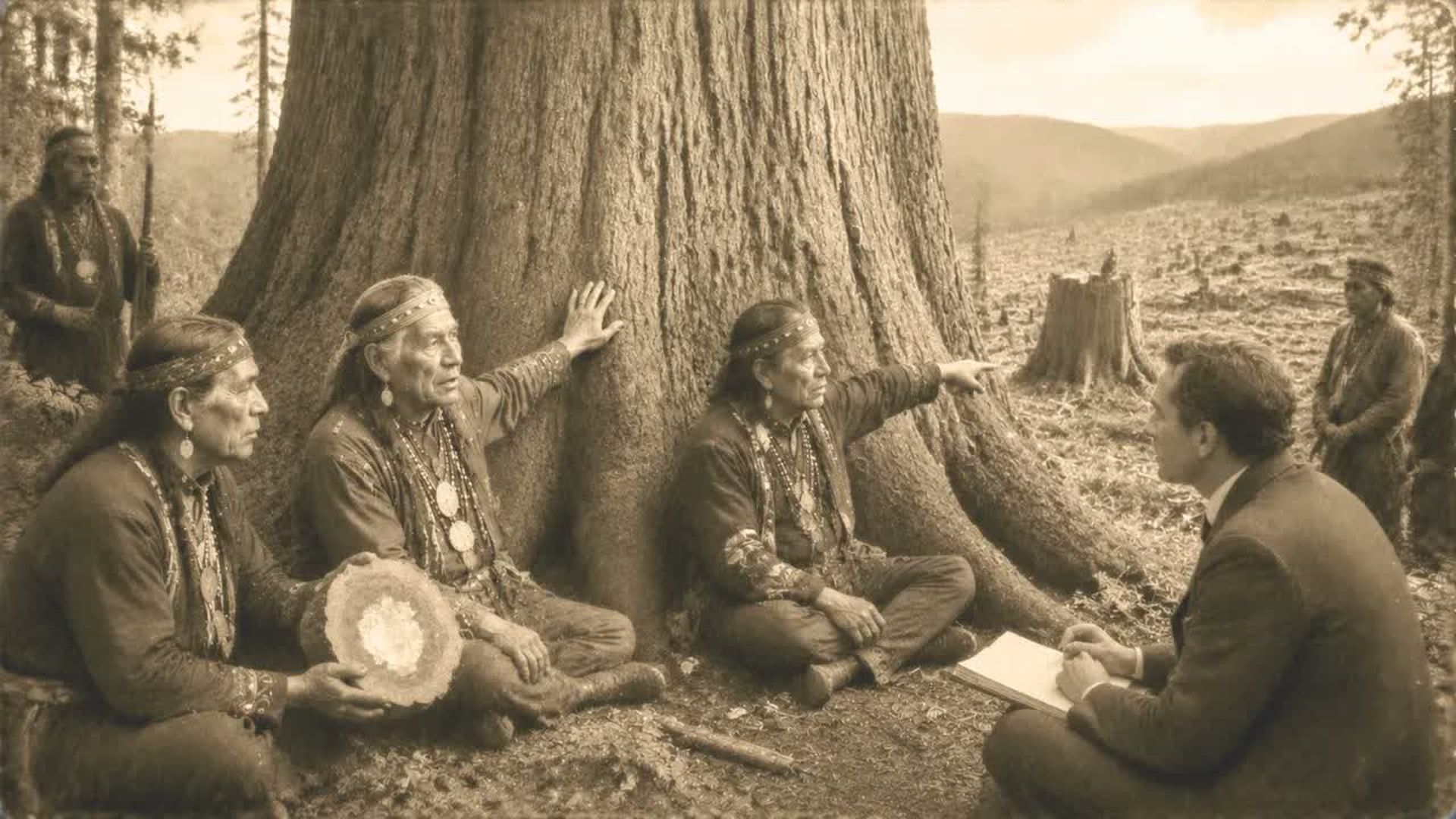 TBA35-What the Cherokee Said About the Giant Trees of the Old Forest Documented in 1879 - The Buried Archive