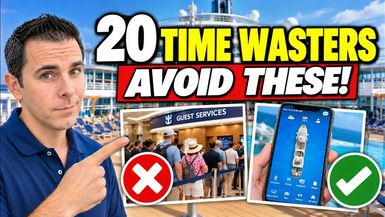 ESC24-How to Avoid the 20 SNEAKY Time Wasters on a Cruise - Eat Sleep Cruise