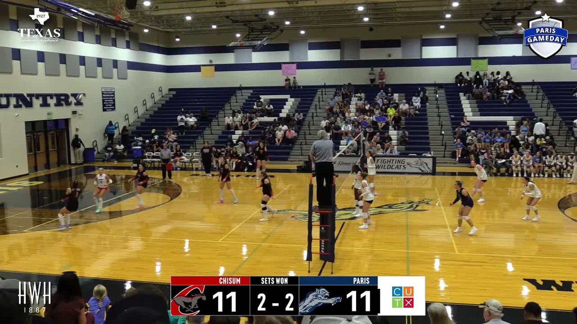 ETG15-CHISUM VS PARIS VOLLEYBALL LIVE - East Texas Gameday