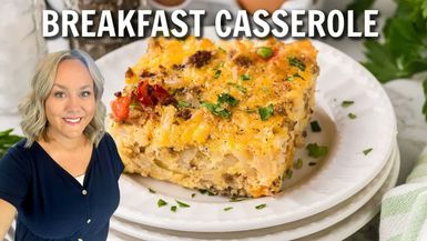 DRH68-The Best Breakfast Casserole Simple to make - Diary of a Real Housewife