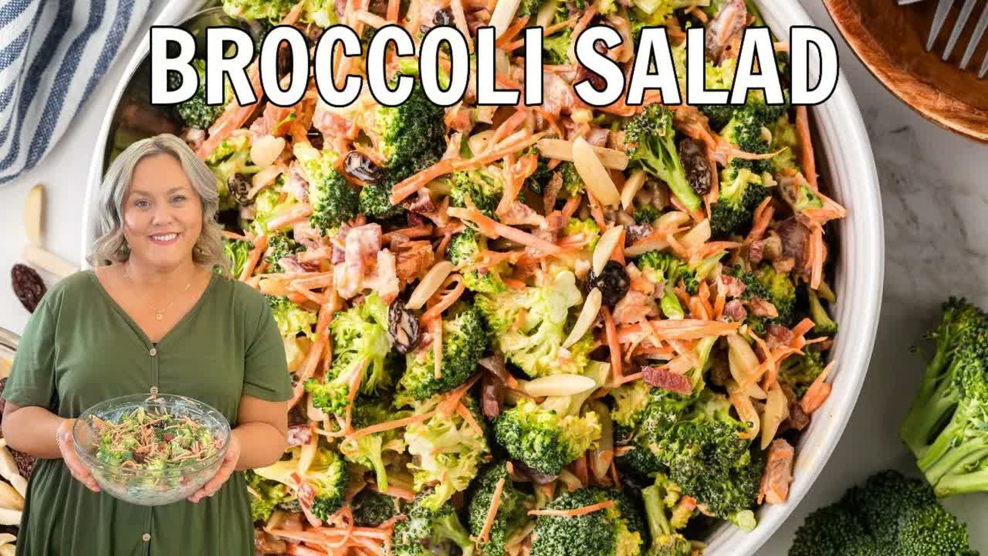 DRH72-Delicious Broccoli Salad - Diary of a Real Housewife