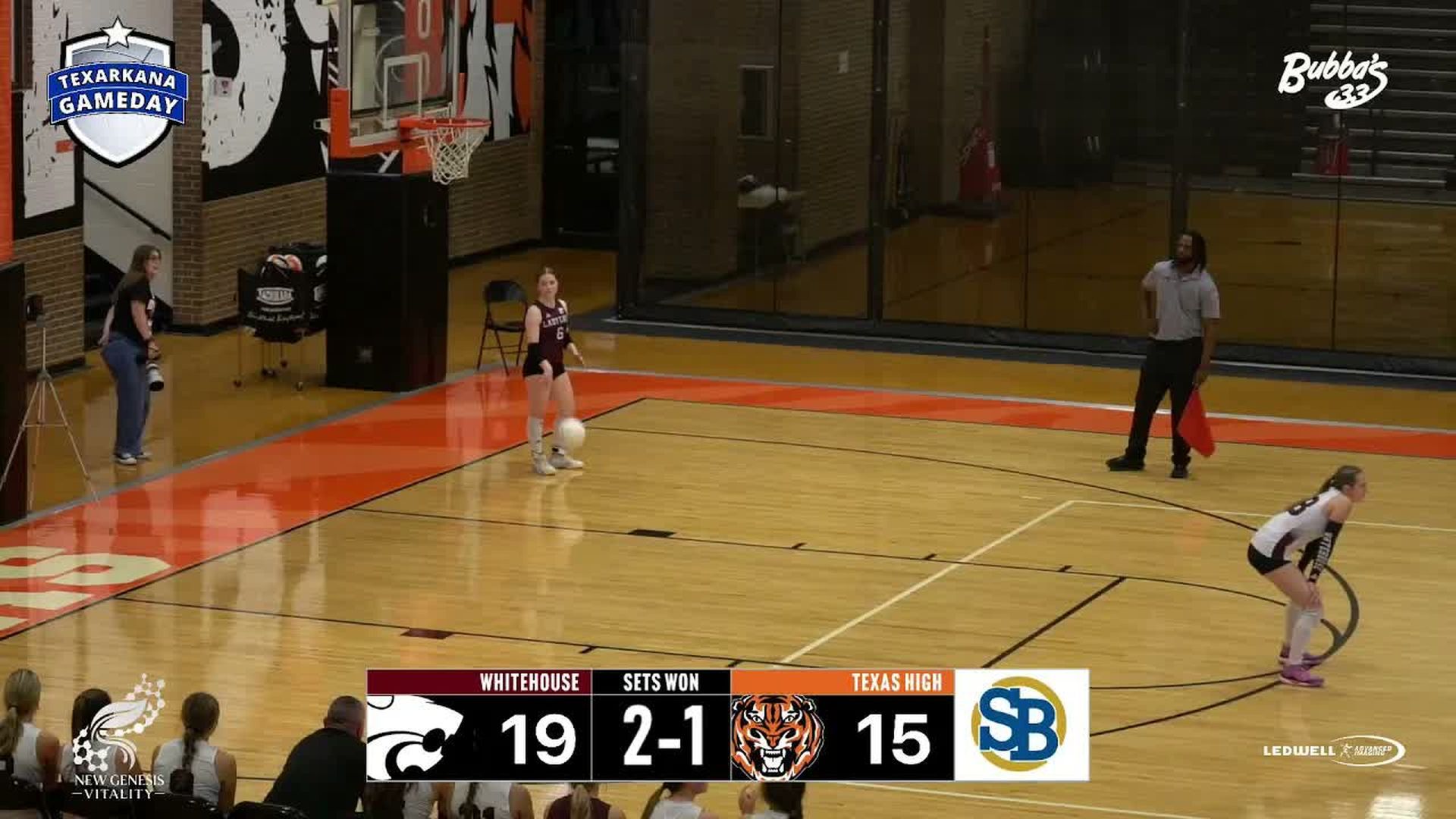 ETG60-Texas High Lady Tigers vs Whitehouse Lady Cats Volleyball LIVE - East Texas Gameday