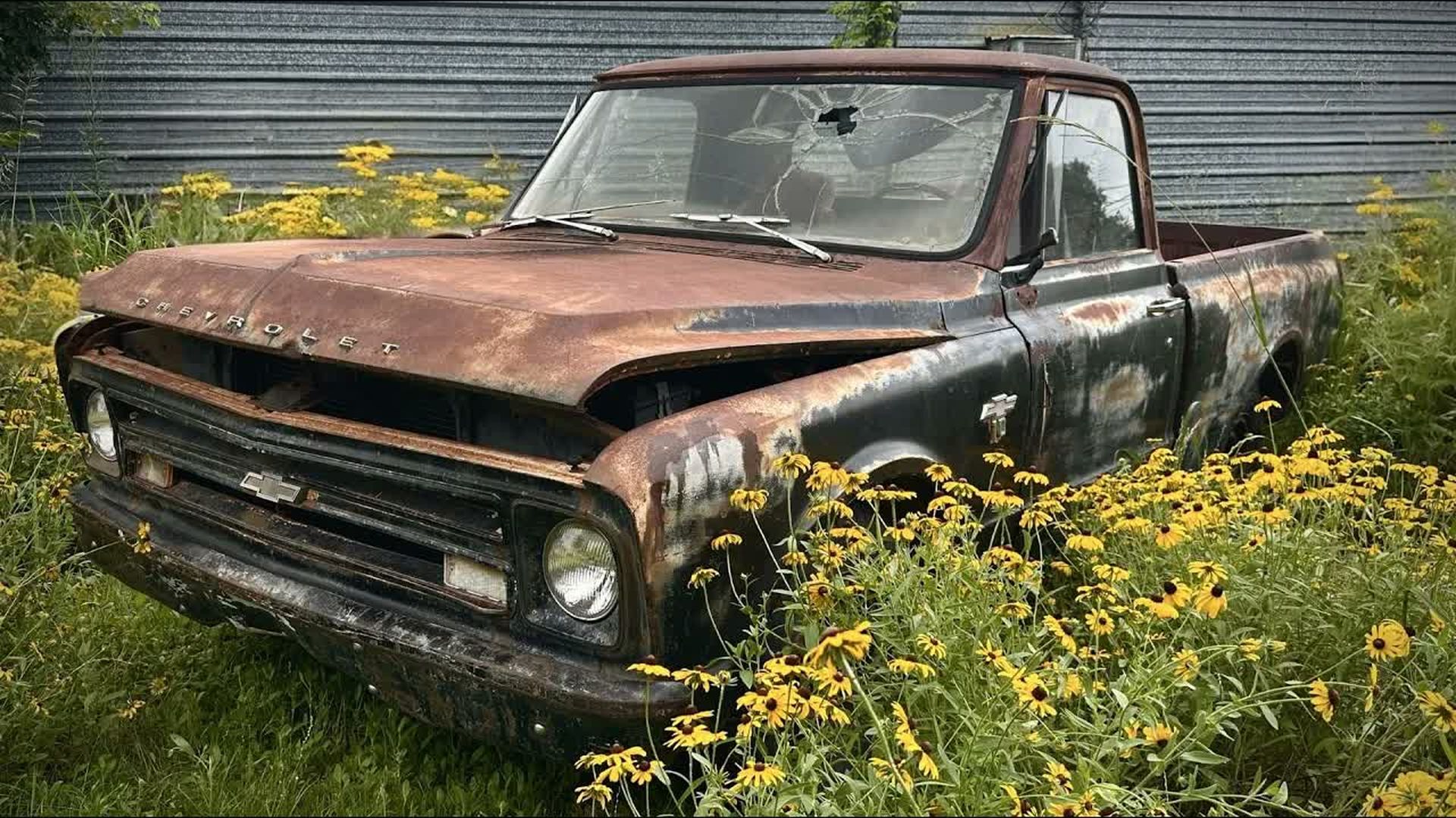 4-Oddly Satisfying 1967 Chevy C10 Short Bed Rescue Repair RESTORED - Restored