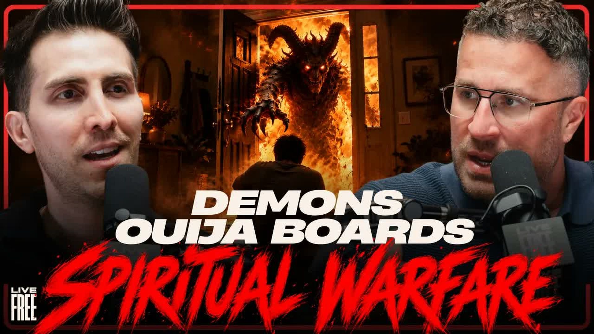 LF49-Ways Christians Open the Door to the DEMONIC ft. Jonathan Pokluda - Live Free with Josh Howerton
