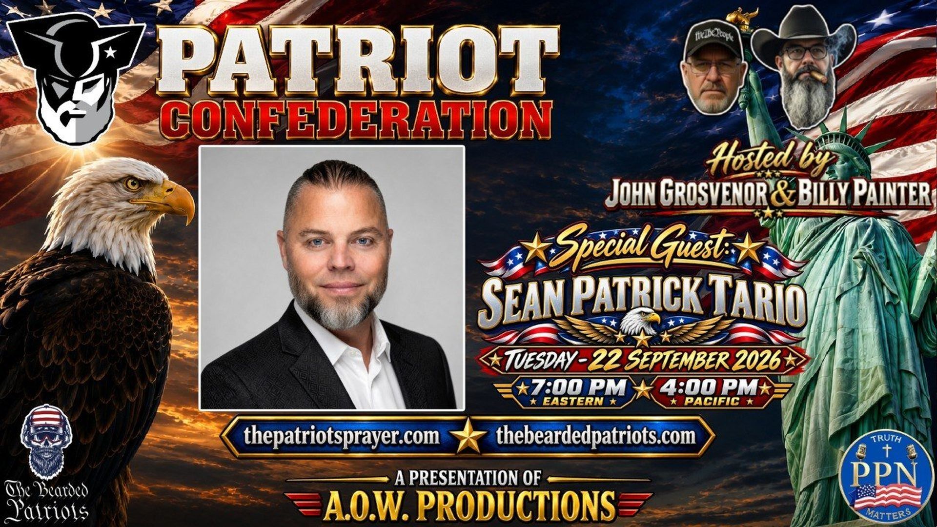 DPY6-Ghost Phone MARK37COM Patriot Confederation Special Guest Sean Patrick Tario Founder of MARK37COM - Digital Privacy and Your Life