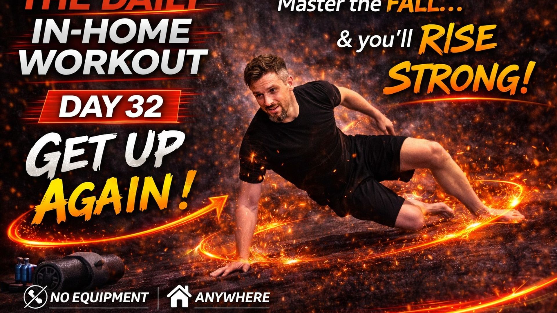 FE32-Day 32 - Get Up Again Daily In Home Workout - Fitness Ed - Fitness Ed