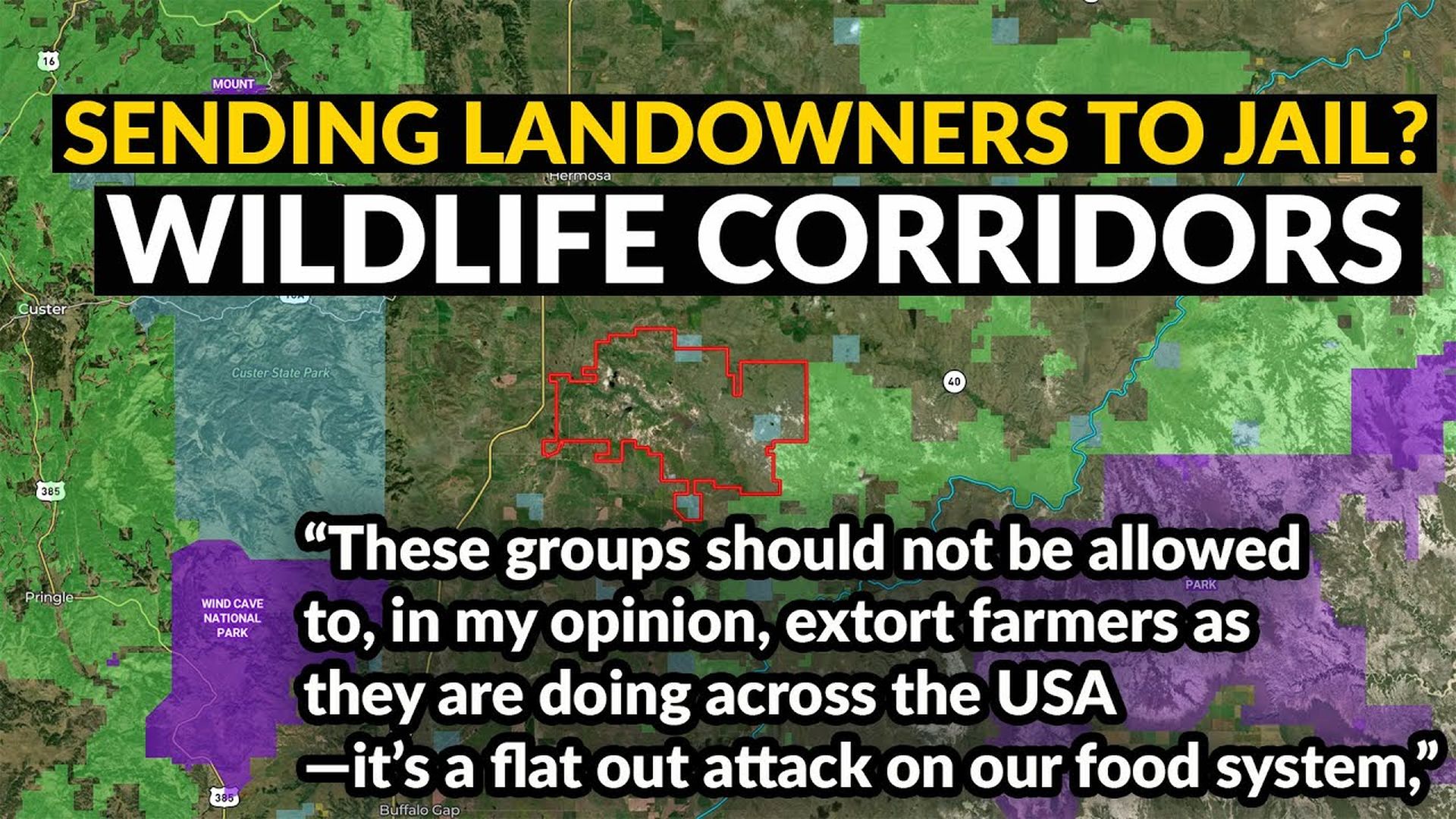 AMT359-SENDING LANDOWNERS TO JAIL? Wildlife Corridors come into question by congress - As A Man Thinketh
