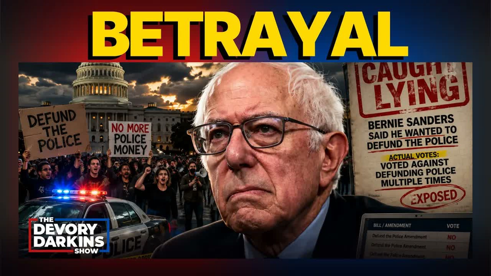 DDS842-Bernie Sanders BETRAYS his own voters after he SAID THIS about DSA - The DeVory Darkins Show
