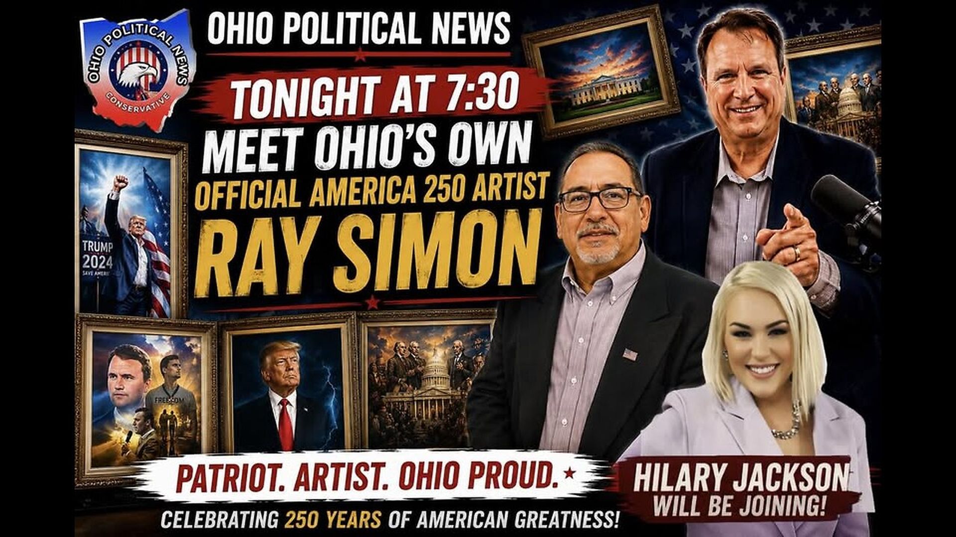OPN48-Ohio s Own Ray Simon Joins OPN Official America 250 Artist - Ohio Political News