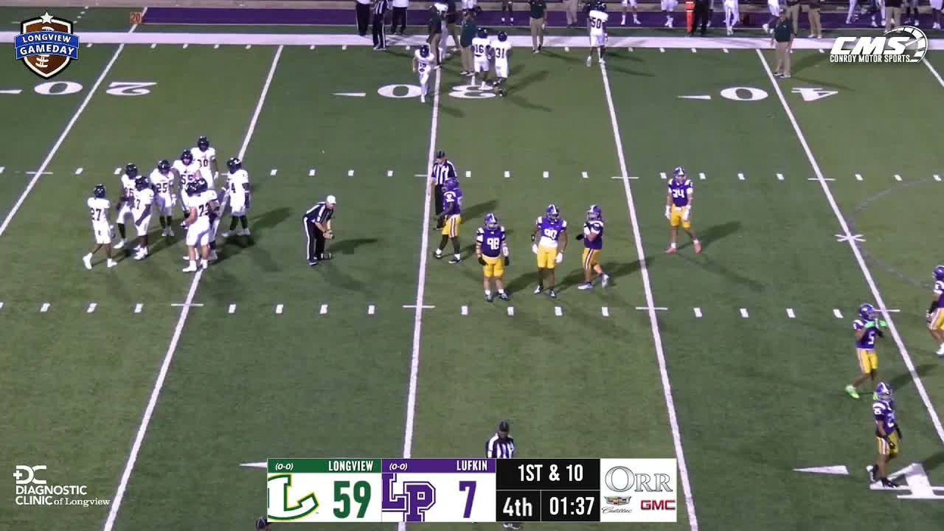 ETG20-Longview Lobos vs Lufkin Panthers - LIVE Football - East Texas Gameday