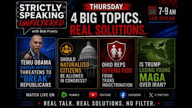 SSU4-5.21.26 - Young MAGA turning from Trump over Iran mess - Strictly Speaking Unfiltered with Bob Frantz