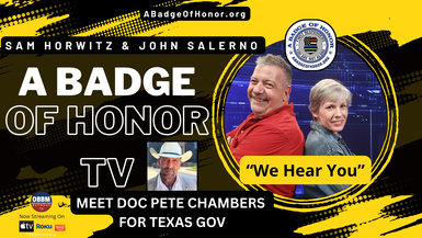 BOH151 - Doc Pete Chambers For Texas Gov - A Badge of Honor TV