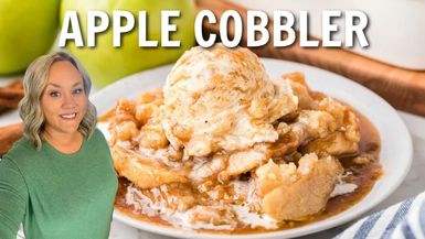 DRH70-Easy Apple Cobbler So simple to make - Diary of a Real Housewife