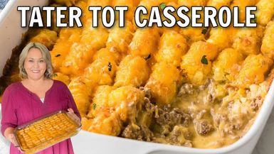 DRH59-Tater Tot Casserole - Diary of a Real Housewife
