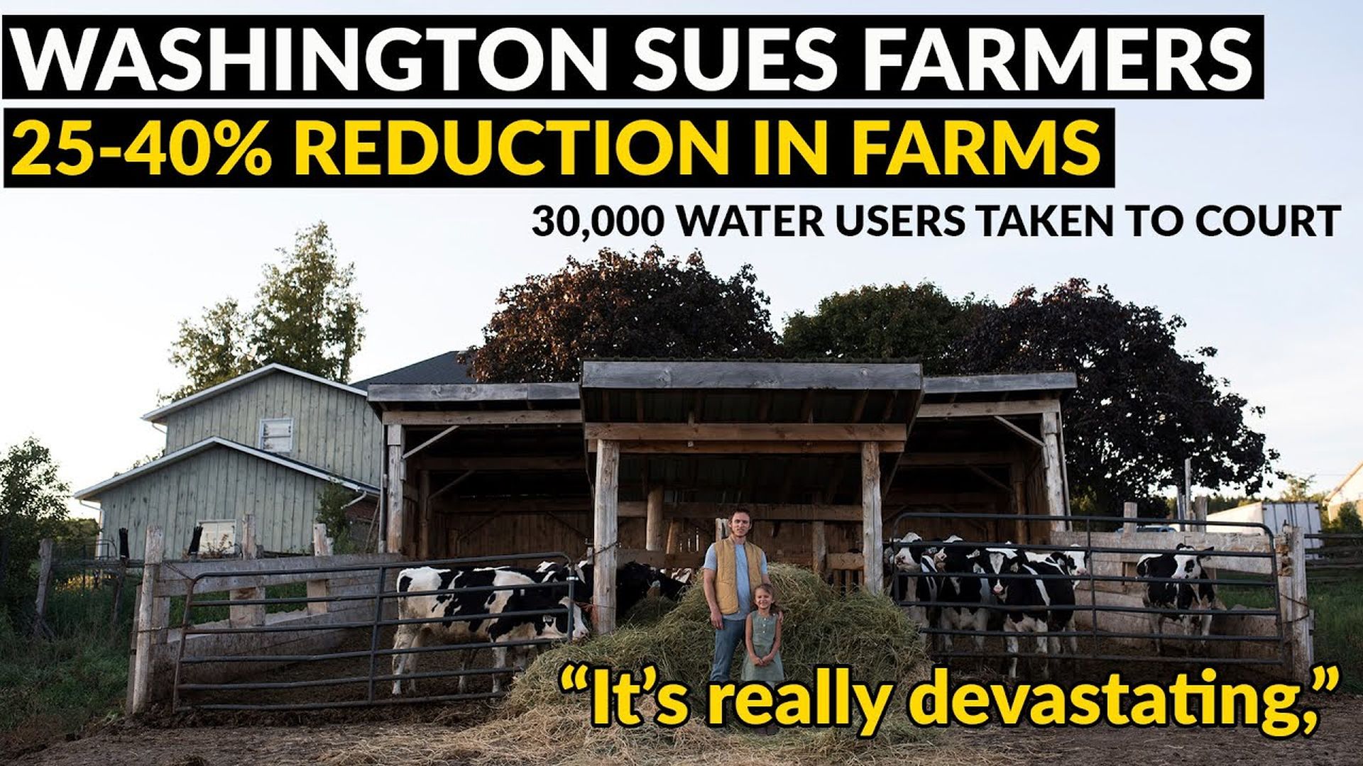 AMT361-WASHINGTON SUES FARMERS IN MASS | Up to 40% Reduction in Farm Produce "It's really devastating." - As A Man Thinketh