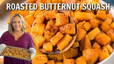 DRH38-How To Make Roasted Butternut Squash - Diary of a Real Housewife