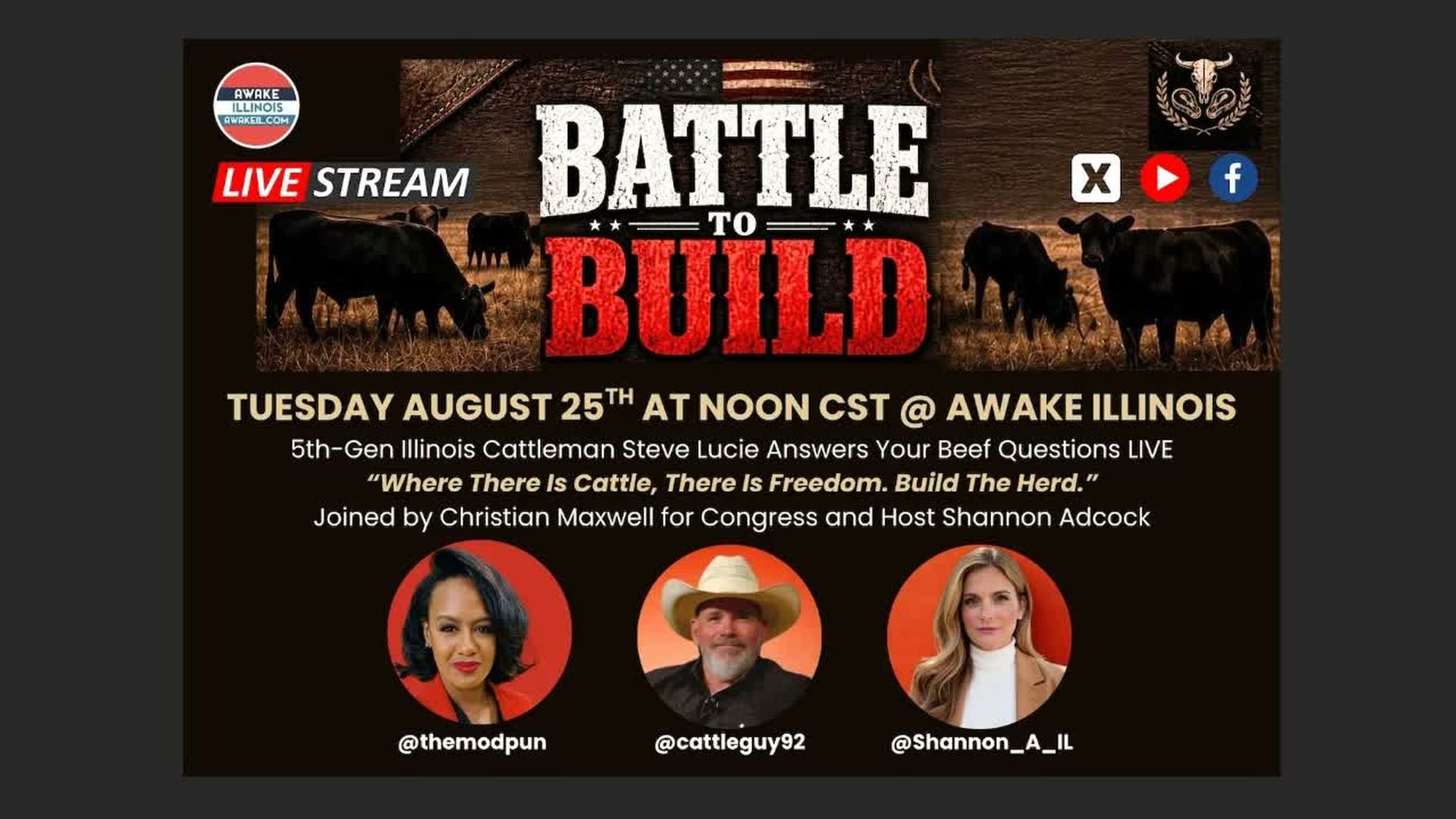 AI10-Battle to Build 5th-Gen Cattleman Steve Lucie Answers Your Beef Questions - Awake Illinois