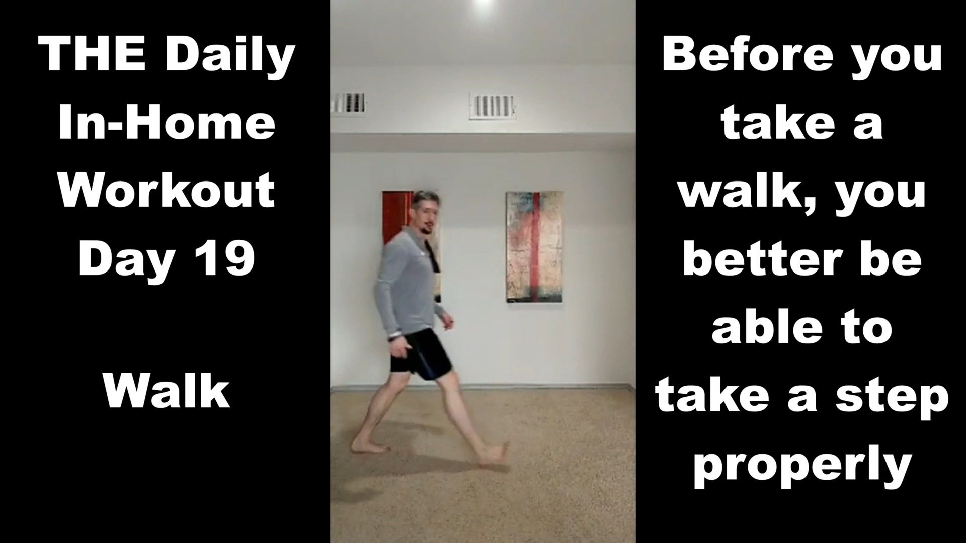 FE25-Day 19 - Walk Daily In Home Workout - Fitness Ed - Fitness Ed