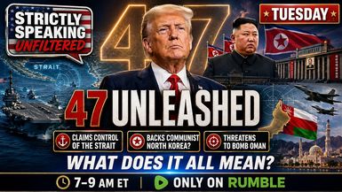 SSU65-47 Unleashed Trump on North Korea owning the Strait and bombing Oman - Strictly Speaking Unfiltered with Bob Frantz