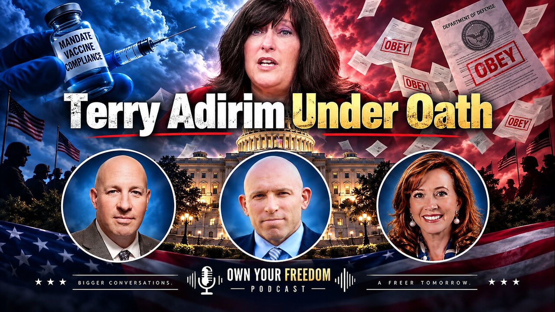 FFF148-Terry Adirim Under Oath The Memo That Forced the Military Jab Ivan Raiklin Kevin McAfee - Feds For Freedom