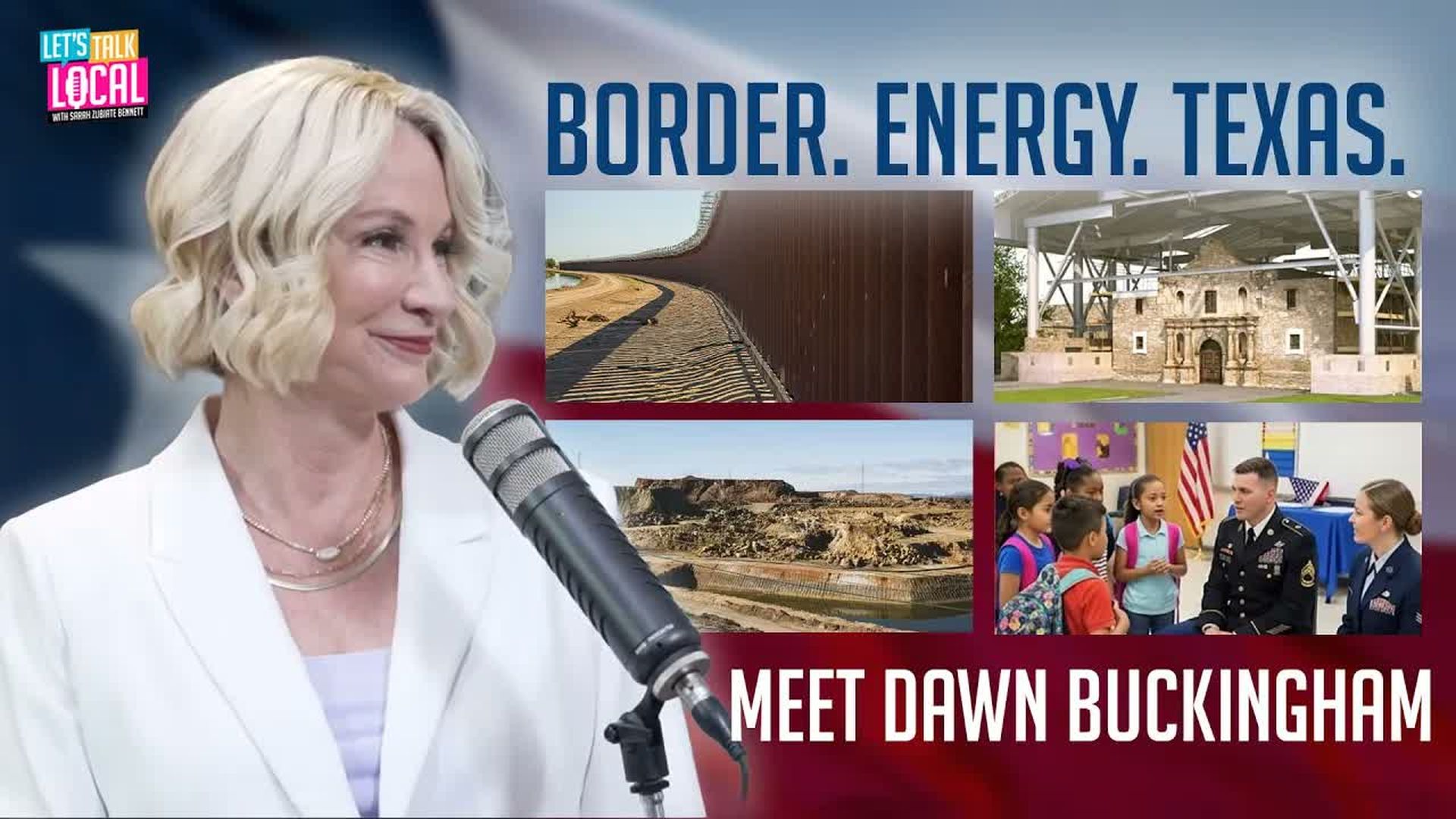 TDE111-More Than the Alamo - Inside Dawn Buckingham s Texas - Let's Talk Local with Sarah Zubiate Bennett