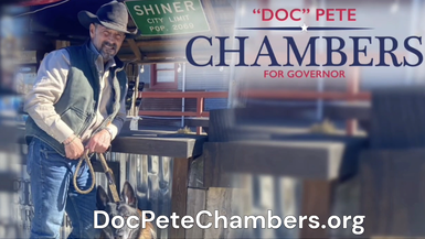 Are You OK With This? Doc Pete Chambers For Texas Governor