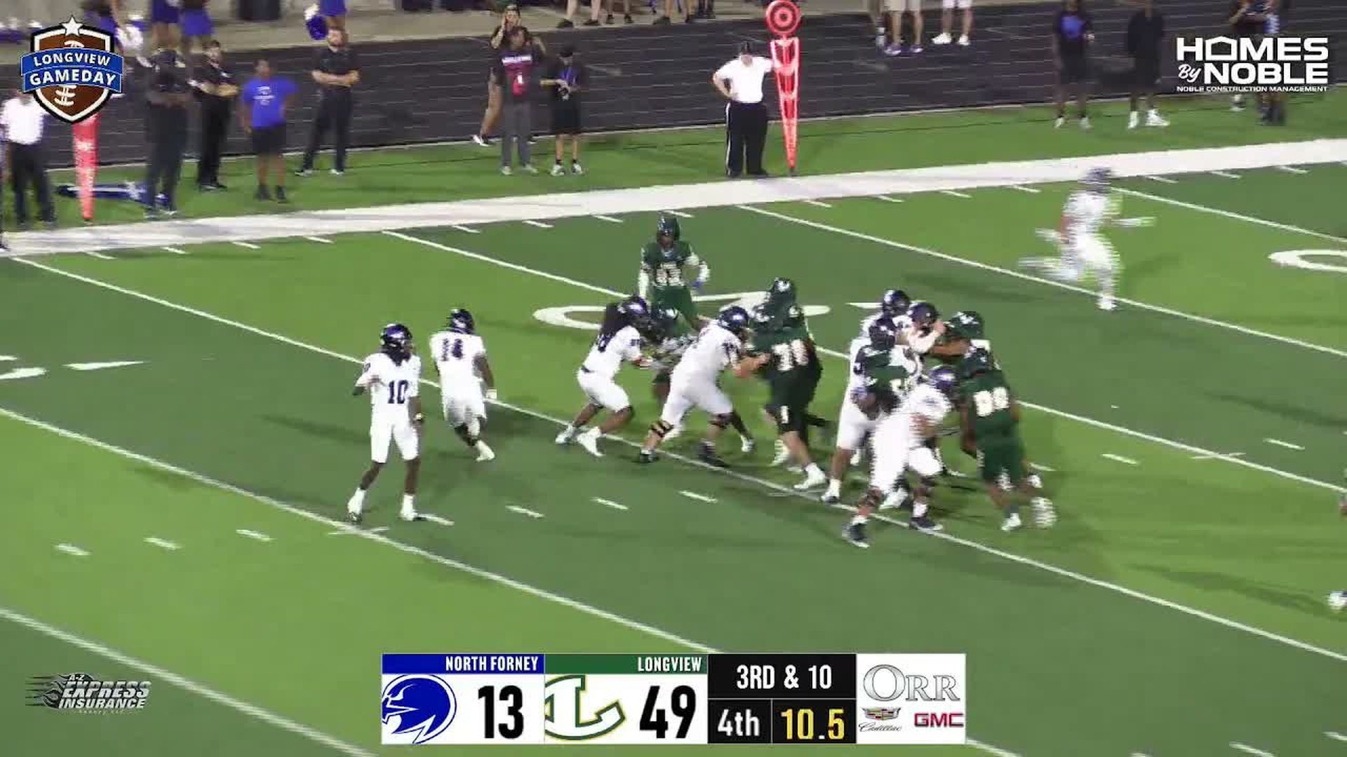 ETG54-LONGVIEW VS NORTH FORNEY - LIVE DISTRICT FOOTBALL - East Texas Gameday