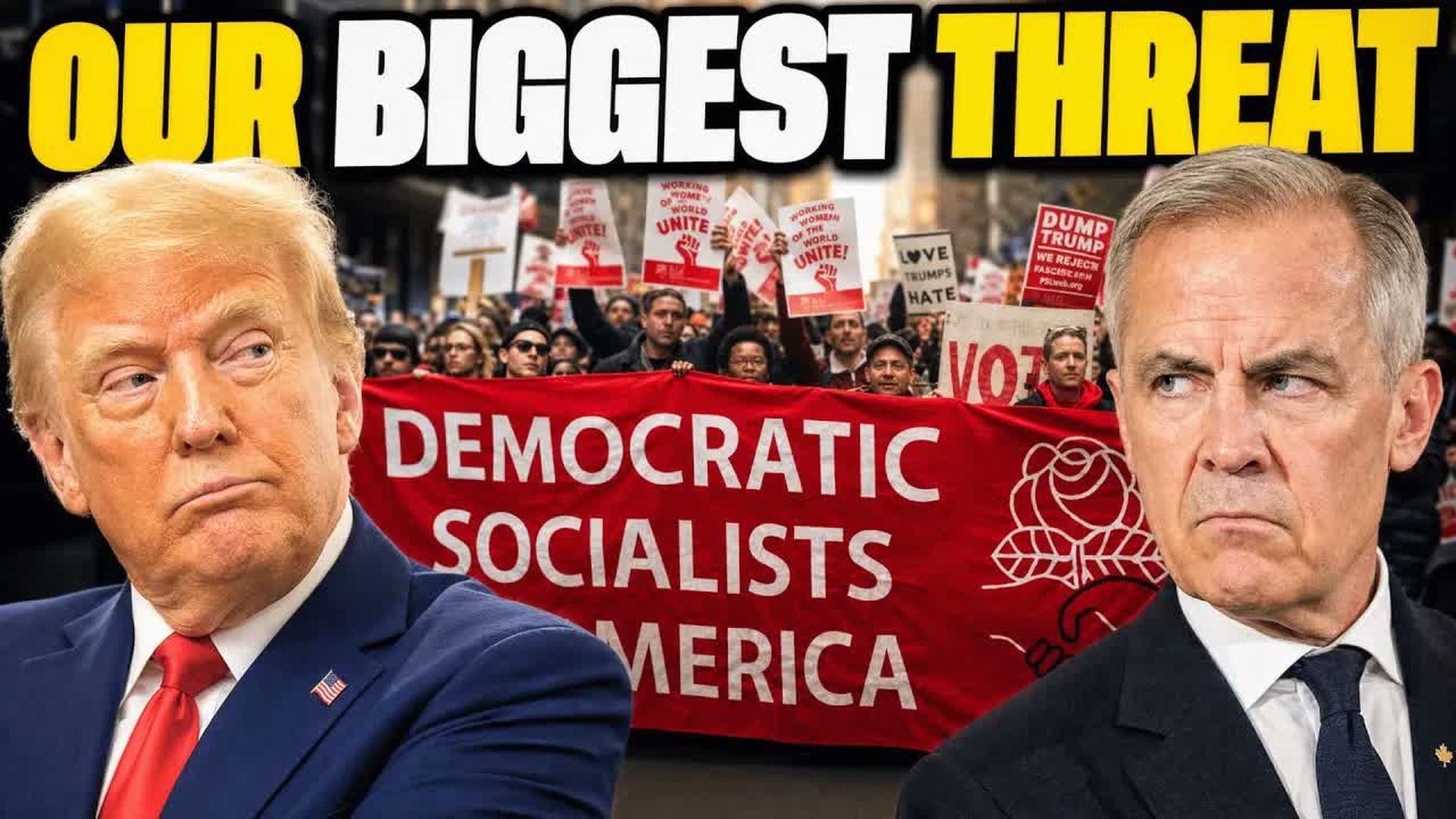 PU56-Trump Is Finishing 1776 Why Mark Carney and the DSA Want Him Gone - Promethean Updates