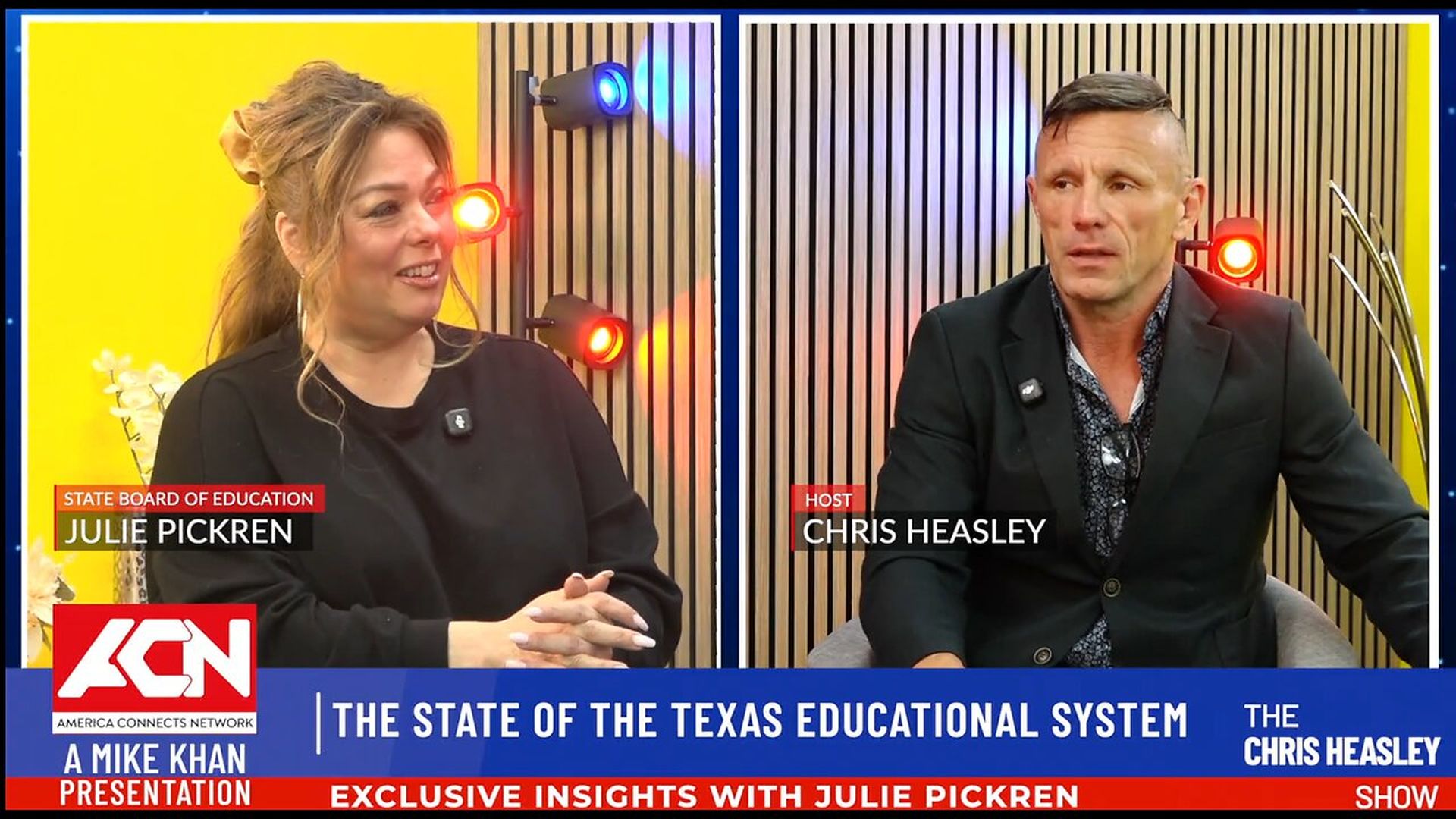 CHS105-The State of the Texas Educational System with Julie Pickren - The Chris Heasley Show