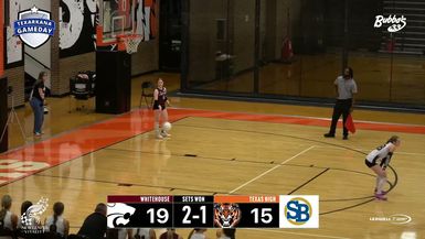 ETG60-Texas High Lady Tigers vs Whitehouse Lady Cats Volleyball LIVE - East Texas Gameday