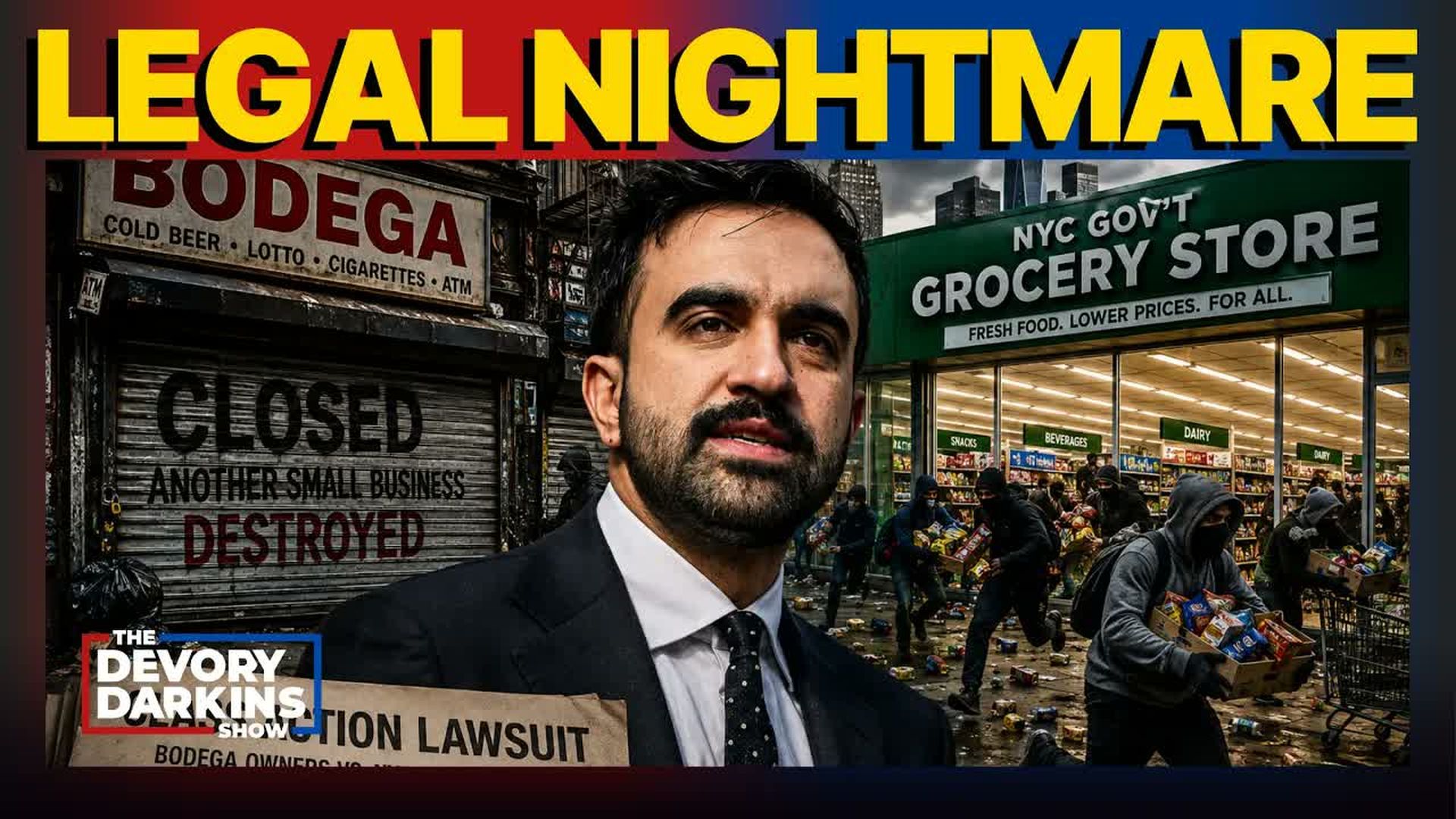 DDS863-Mamdani BLINDSIDED by Legal Nightmare after hundreds launch class action lawsuit - The DeVory Darkins Show