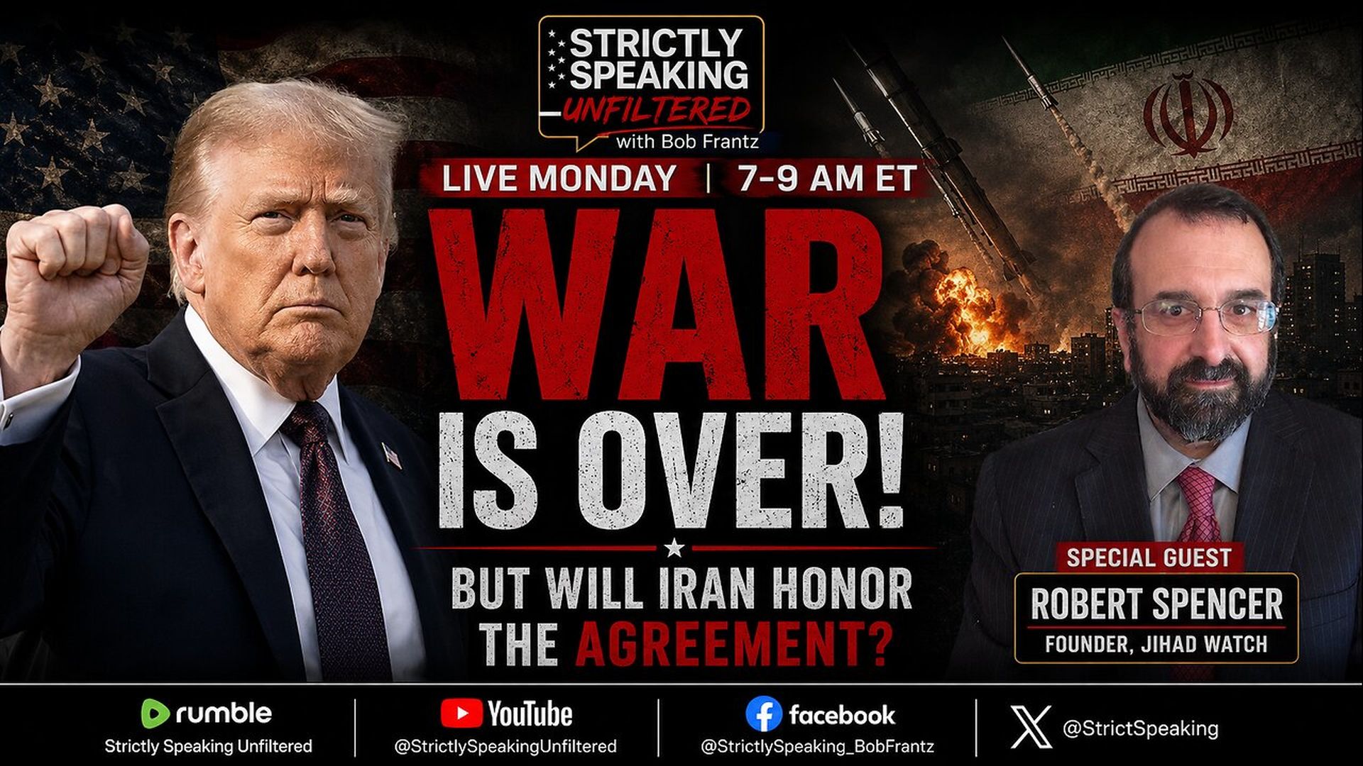 SSU20-6.15.26 - Trump s Birthday Gift to Self - Ending the Iran War Maybe - Strictly Speaking Unfiltered with Bob Frantz